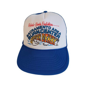 Winner Renaissance International Blue Rio Elverta Firefighters Cap Hat One Size
